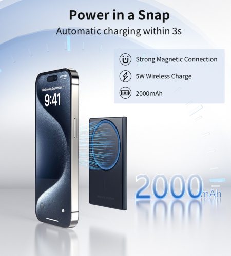 Choetech B708, 2000mah, ultravékony, Powerbank