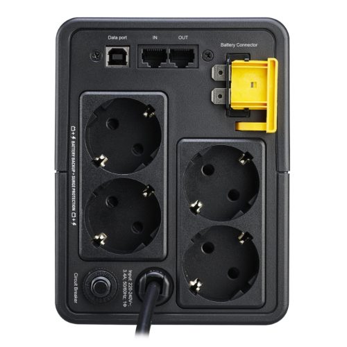 APC BX750MI-GR Back-UPS 750VA 410W 230V AVR 4xCEE 7/7 SCH tower szünetmentes tápegység