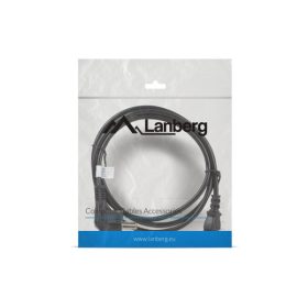   Lanberg CA-C13C-11CC-0018-BK IEC320 C13 10A fekete tápkábel 1,8m