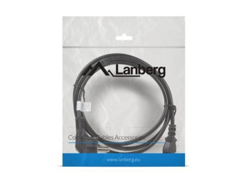 Lanberg CA-C13C-11CC-0018-BK IEC320 C13 10A fekete tápkábel 1,8m