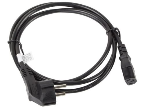 Lanberg CA-C13C-11CC-0018-BK IEC320 C13 10A fekete tápkábel 1,8m