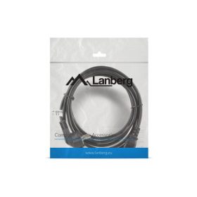   Lanberg CA-C13C-11CC-0030-BK IEC320 C13 10A fekete tápkábel 3m