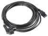 Lanberg CA-C13C-11CC-0050-BK IEC320 C13 10A fekete tápkábel 5m