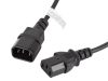Lanberg CA-C13E-10CC-0018-BK IEC 320 C13 - C14 2,5A fekete tápkábel 1,8m