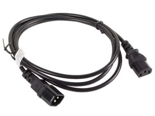Lanberg CA-C13E-10CC-0018-BK IEC 320 C13 - C14 2,5A fekete tápkábel 1,8m