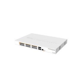   MikroTik CRS328-24P-4S+RM 19"" 1U 24xGbE PoE LAN 500W 4x10GbE SFP+ port Cloud Router Switch