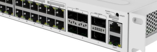 MikroTik CRS354-48P-4S+2Q+RM 48xGbE PoE LAN 4x10G SFP+ 2x40G QSFP+ port Cloud Router PoE Switch