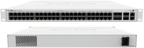 MikroTik CRS354-48P-4S+2Q+RM 48xGbE PoE LAN 4x10G SFP+ 2x40G QSFP+ port Cloud Router PoE Switch