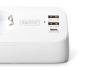 DIGITUS DA-70626 3 aljzatos 2x USB-A 1x USB-C fehér 1,5m asztali elosztó