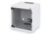 DIGITUS DN-10-05U-1 10" 6U 330x312x300mm üvegajtós szürke fali rack szekrény