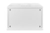 DIGITUS SOHO DN-19 07U-S-1 19" 7U 370x540x400mm lapraszerelt üvegajtós szürke fali rack szekrény
