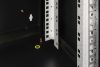 DIGITUS DN-19 09-U-SW Unique 19" 9U 509x600x450mm lapraszerelt üvegajtós fekete Unique fali rack szekrény