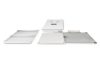 DIGITUS SOHO DN-19 12-U-S-1 19" 12U 595x540x400mm lapraszerelt üvegajtós szürke fali rack szekrény