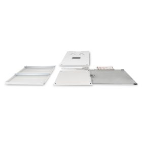   DIGITUS SOHO DN-19 12-U-S-1 19" 12U 595x540x400mm lapraszerelt üvegajtós szürke fali rack szekrény