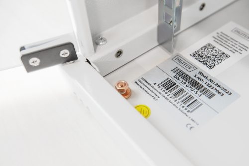 DIGITUS SOHO DN-19 12-U-S-1 19" 12U 595x540x400mm lapraszerelt üvegajtós szürke fali rack szekrény