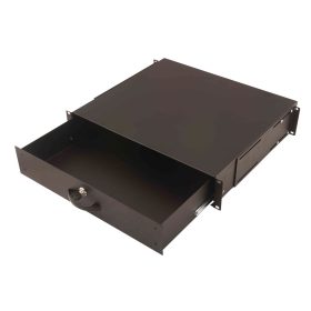   DIGITUS DN-19 KEY-2U-SW 19" 2U fekete billentyűzet és dokumentumtároló fiók