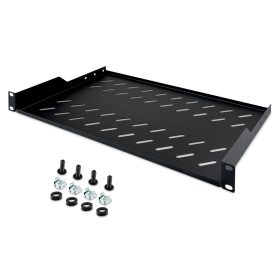   DIGITUS DN-19 TRAY-1-SW 19" 1U 250mm mély fekete fix polc