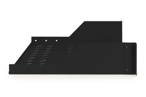 DIGITUS DN-19 TRAY-2-SW 19"" 2U 352mm mély fekete fix polc