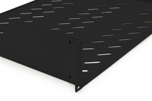 DIGITUS DN-19 TRAY-2-SW 19"" 2U 352mm mély fekete fix polc