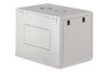 DIGITUS Dynamic-N DN-37104 19" 9U 474x600x450mm lapraszerelt üvegajtós szürke fali rack szekrény
