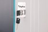 DIGITUS Dynamic-N DN-37104 19" 9U 474x600x450mm lapraszerelt üvegajtós szürke fali rack szekrény