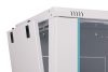 DIGITUS Dynamic-N DN-37104 19" 9U 474x600x450mm lapraszerelt üvegajtós szürke fali rack szekrény