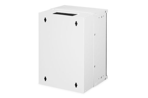 DIGITUS DN-49102 SOHO PRO 10" 9U 254x315x300mm üvegajtós szürke fali rack szekrény