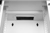 DIGITUS DN-49102 SOHO PRO 10" 9U 254x315x300mm üvegajtós szürke fali rack szekrény