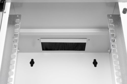 DIGITUS DN-49102 SOHO PRO 10" 9U 254x315x300mm üvegajtós szürke fali rack szekrény