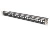 DIGITUS DN-91411-LF 19" 1U 24port ABS moduláris üres patch panel