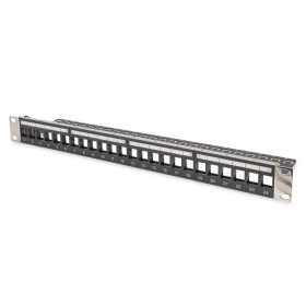   DIGITUS DN-91411-LF 19" 1U 24port ABS moduláris üres patch panel
