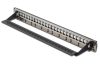 DIGITUS DN-91411-LF 19" 1U 24port ABS moduláris üres patch panel