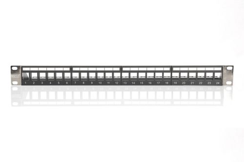 DIGITUS DN-91411-LF 19" 1U 24port ABS moduláris üres patch panel