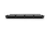 DIGITUS DN-91524U 19" 1U 24port Cat.5e fekete árnyékolatlan Patch Panel