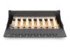 DIGITUS DN-91608SD Cat.6 8port asztali fekete árnyékolt patch panel