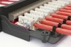 DIGITUS DN-91624S-EA-B 19" 1U 24port Cat.6A kompakt fekete árnyékolt patch panel
