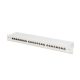 DIGITUS DN-91624S-EA 19" 1U 24port Cat.6A kompakt szürke árnyékolt patch panel