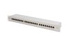 DIGITUS DN-91624S 19" 1U 24port Cat.6 kompakt szürke árnyékolt patch panel