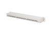 DIGITUS DN-91624S 19" 1U 24port Cat.6 kompakt szürke árnyékolt patch panel