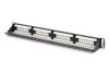 DIGITUS DN-91624U-CR 19" 1U 24port Cat.6 kompakt fekete árnyékolatlan patch panel