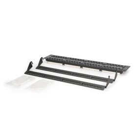   DIGITUS DN-91648U 19" 2U 48port Cat.6 kompakt fekete árnyékolatlan patch panel