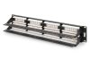 DIGITUS DN-91648U 19" 2U 48port Cat.6 kompakt fekete árnyékolatlan patch panel