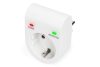 DIGITUS DN-95400 16A 3500W Schuko túlfeszültségvédő adapter