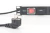 DIGITUS DN-95407 19" 1U PDU 7xCEE 7/3 schuko aljzat CEE7/7 csatlakozó 2m túlfeszültségvédett elosztósor