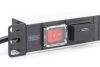 DIGITUS DN-95407 19" 1U PDU 7xCEE 7/3 schuko aljzat CEE7/7 csatlakozó 2m túlfeszültségvédett elosztósor