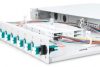 DIGITUS DN-96331/3 19" 1U 12xLC duplex OM3 toldóval pigtaillel és kötőkazettával szerelt optikai patch panel