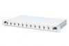 DIGITUS DN-96331-4 19" 1U 12xLC duplex OM4 toldóval pigtaillel és kötőkazettával szerelt optikai patch panel