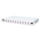 DIGITUS DN-96331-4 19" 1U 12xLC duplex OM4 toldóval pigtaillel és kötőkazettával szerelt optikai patch panel
