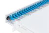 DIGITUS DN-96332-4 19" 1U 24xLC duplex OM4 toldóval pigtaillel és kötőkazettával szerelt optikai patch panel