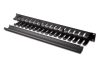 DIGITUS DN-97617 19" 1U fekete csatornás kábelvezető levehető fedéllel